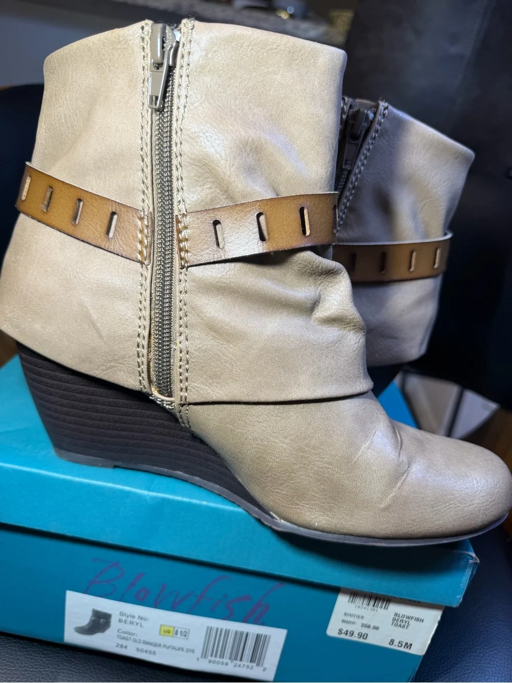 Blowfish slouchy wedge
